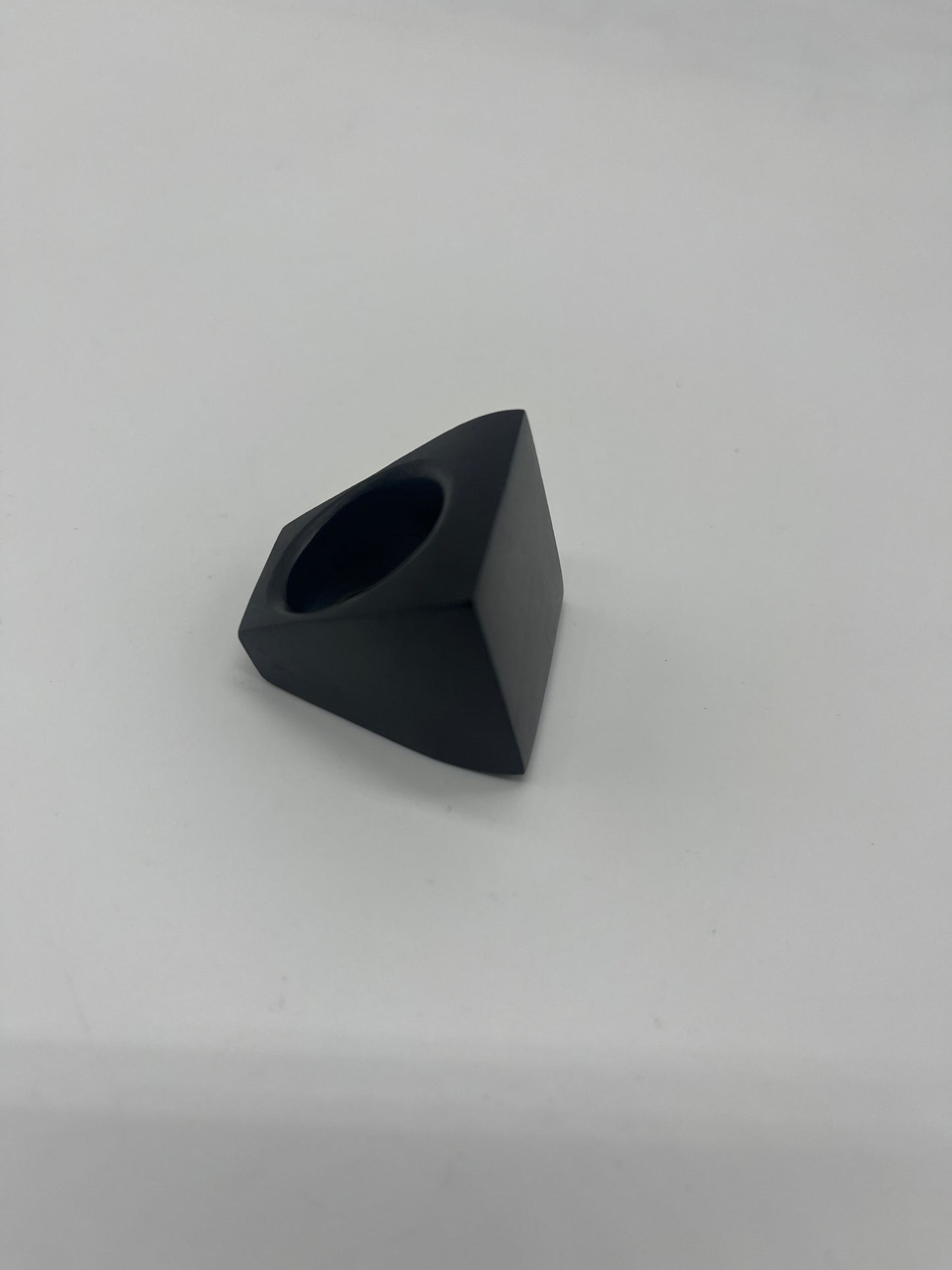 Handcrafted Ebony Wood Square Ring from Mali