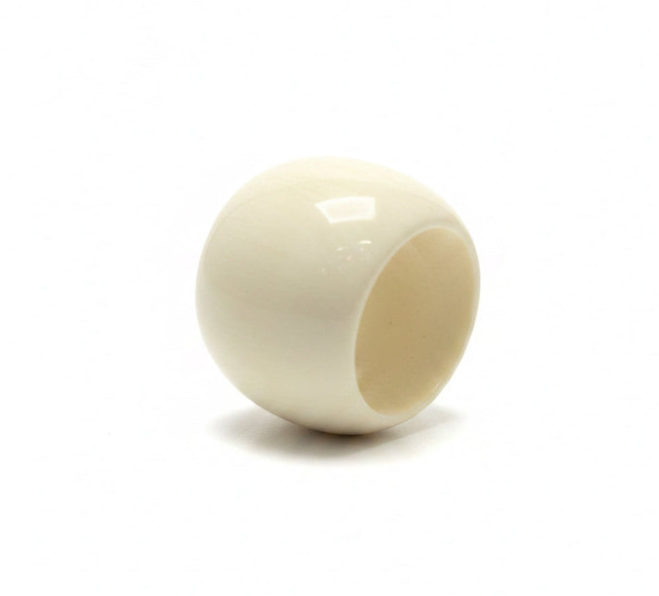 Buffalo Bone Ring — 20MM Hand‑Carved Natural Bone Band