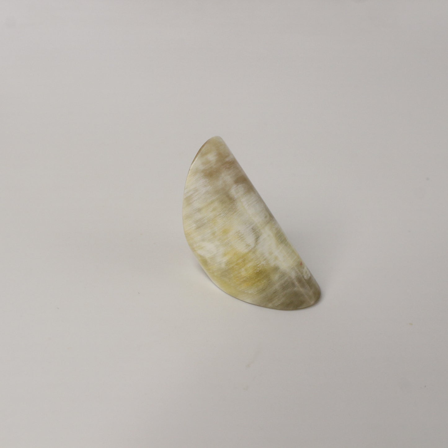Oversized Cigar Band Horn Ring
