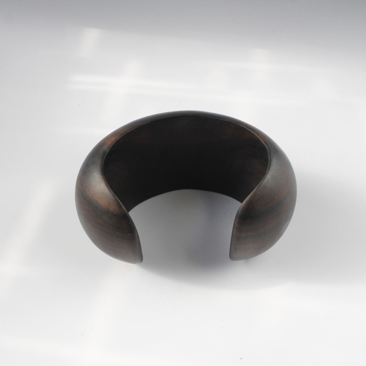 Handcrafted Ebony Wood Cuff Bracelet Responsibly Sourced from Mali