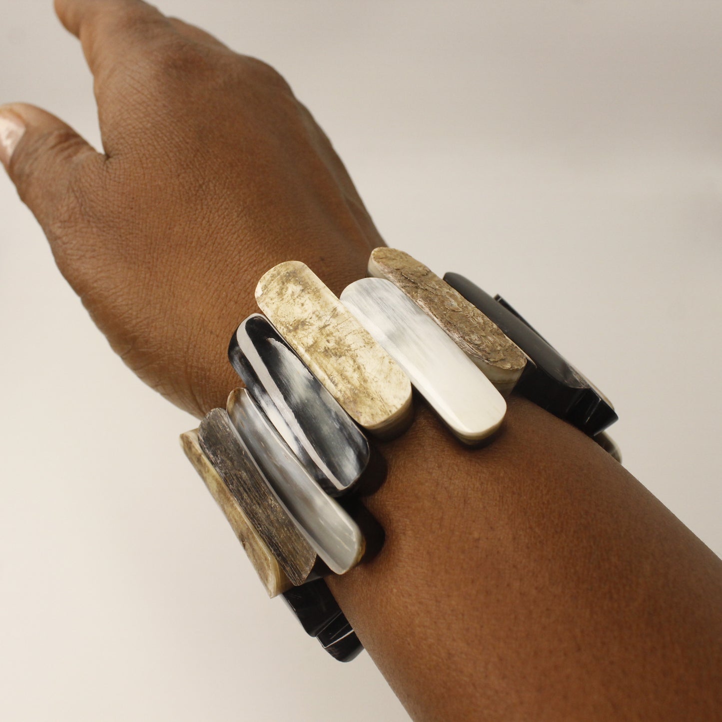 Organic Horn Stretch Bracelet
