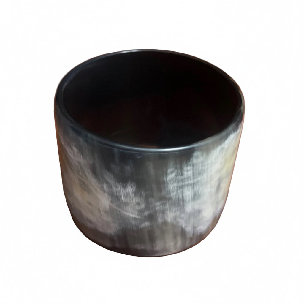 55MM Buffalo Horn Slip on Bangle  — Handmade, Sustainable, Black & Brown