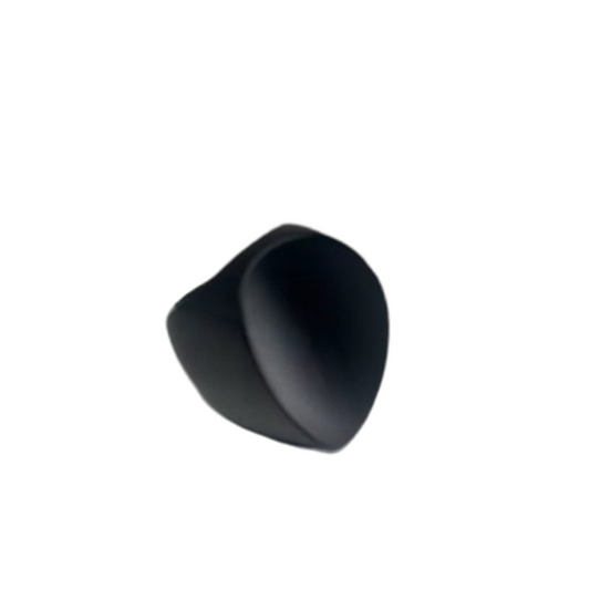 Handcrafted oval ebony wood oval curved ring from Mali