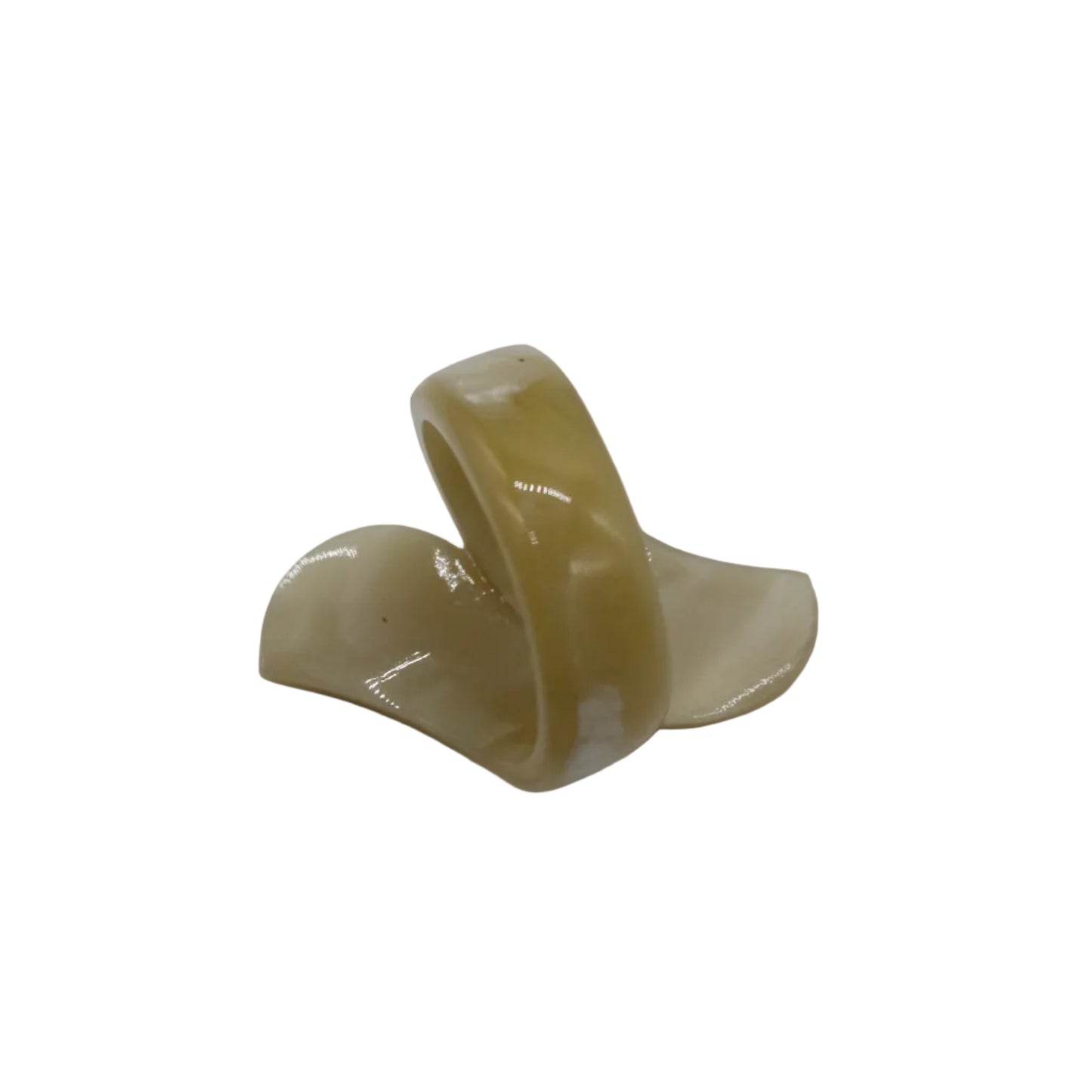 Buffalo Horn Bypass Ring – Handcrafted Natural Statement Jewelry from Ethically Sourced Horn