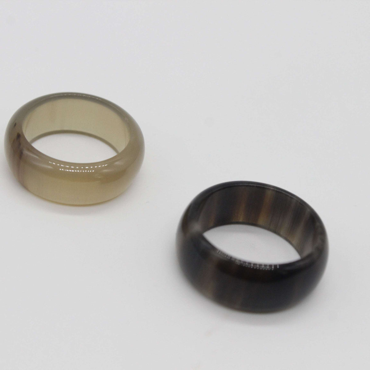 8MM Buffalo Horn Band Ring