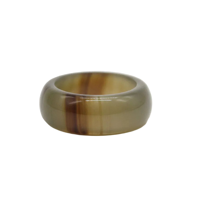 8MM Buffalo Horn Band Ring
