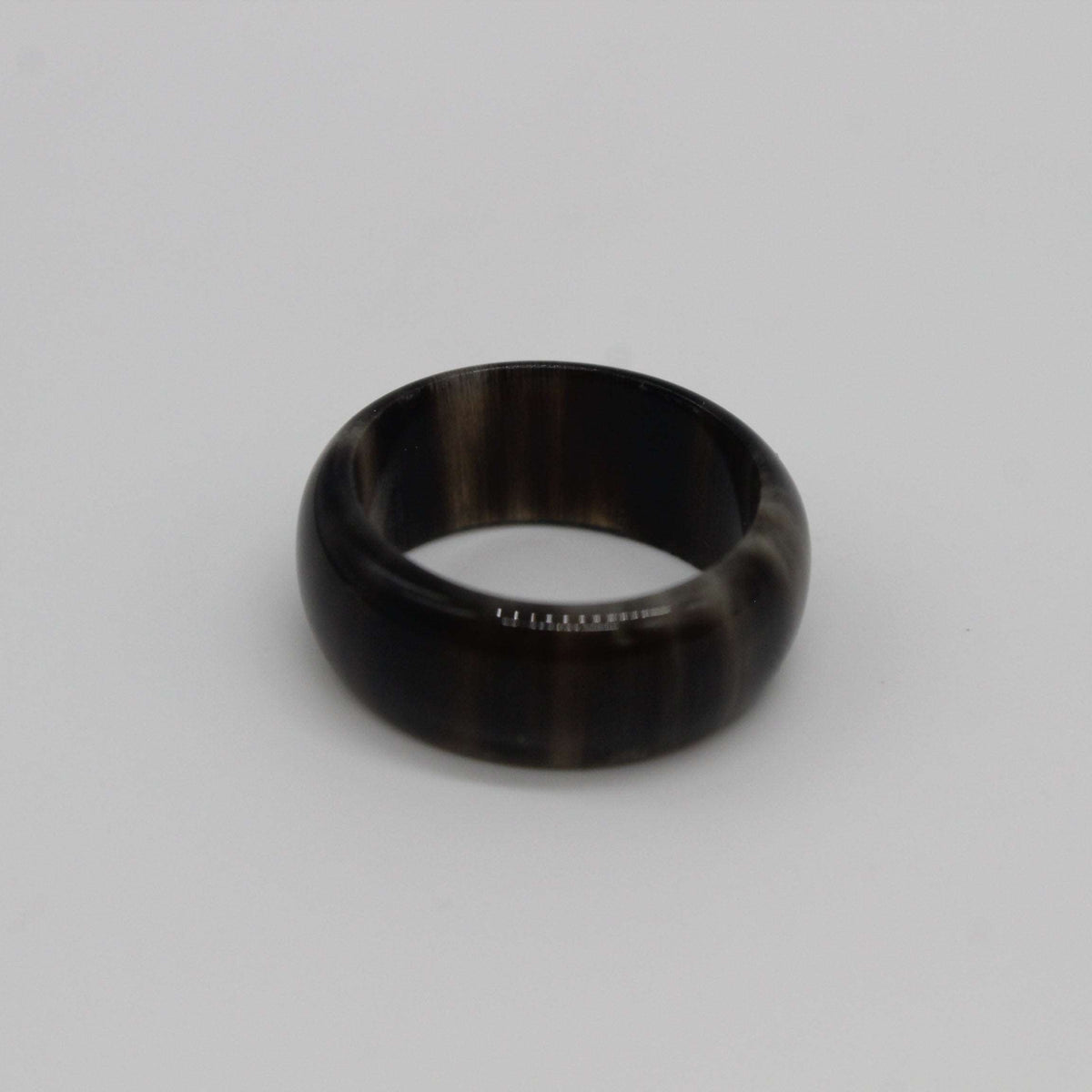 8MM Buffalo Horn Band Ring