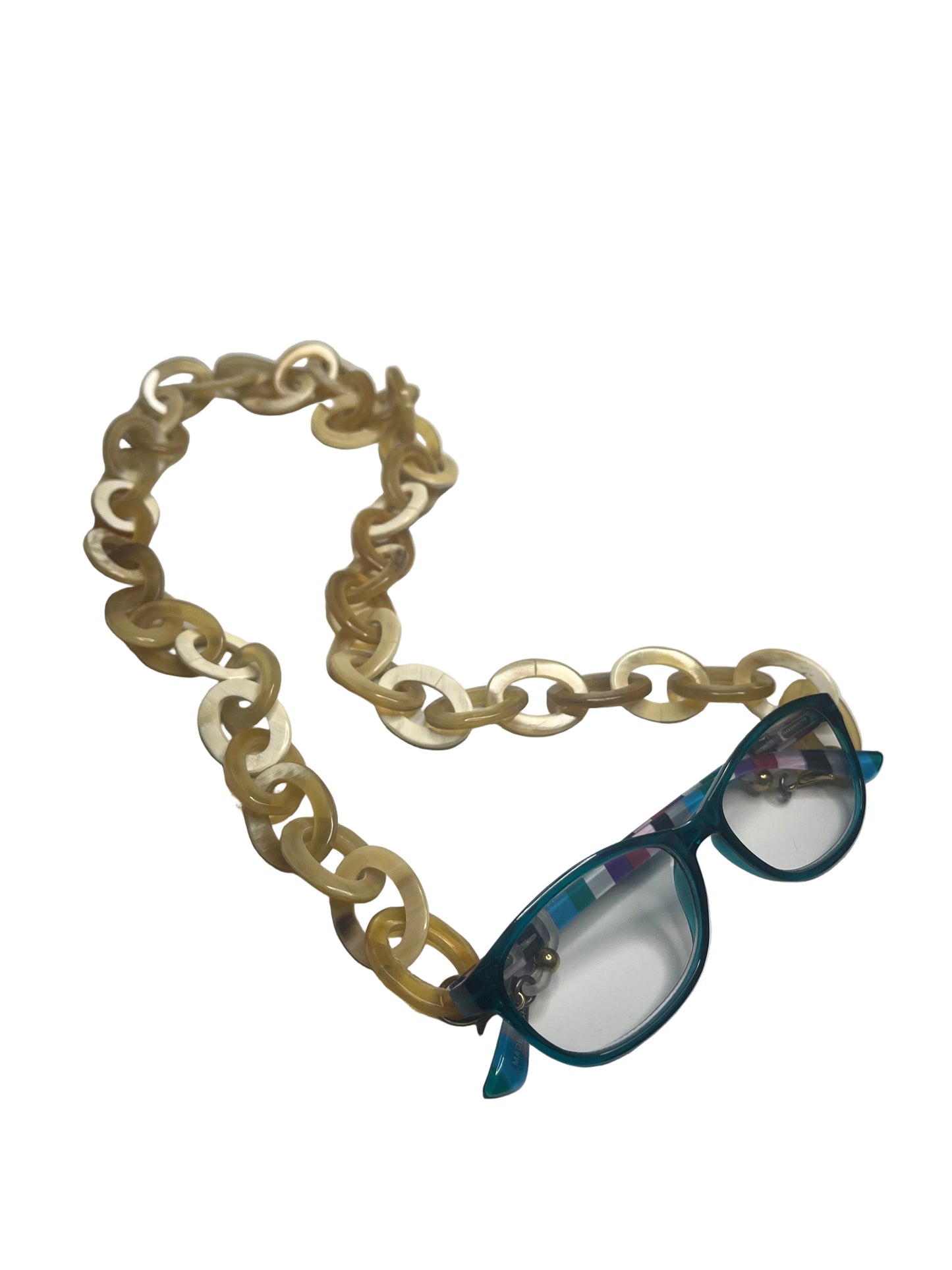 Chunky Horn Link Eyeglass Holder