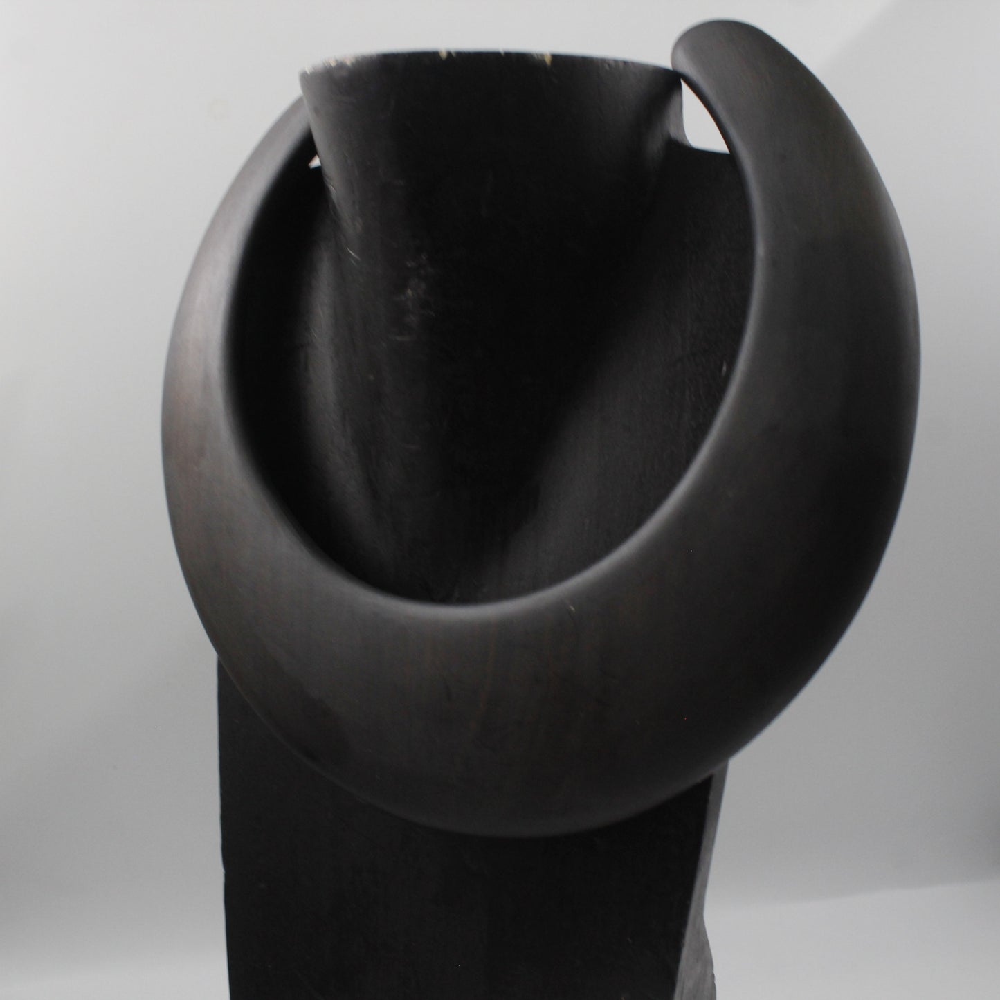 Handcrafted Ebony Wood Choker Necklace from Mali