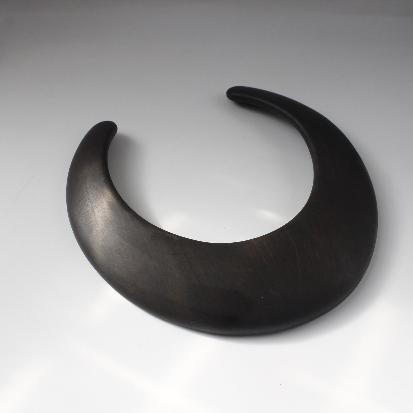 Handcrafted Ebony Wood Choker Necklace from Mali