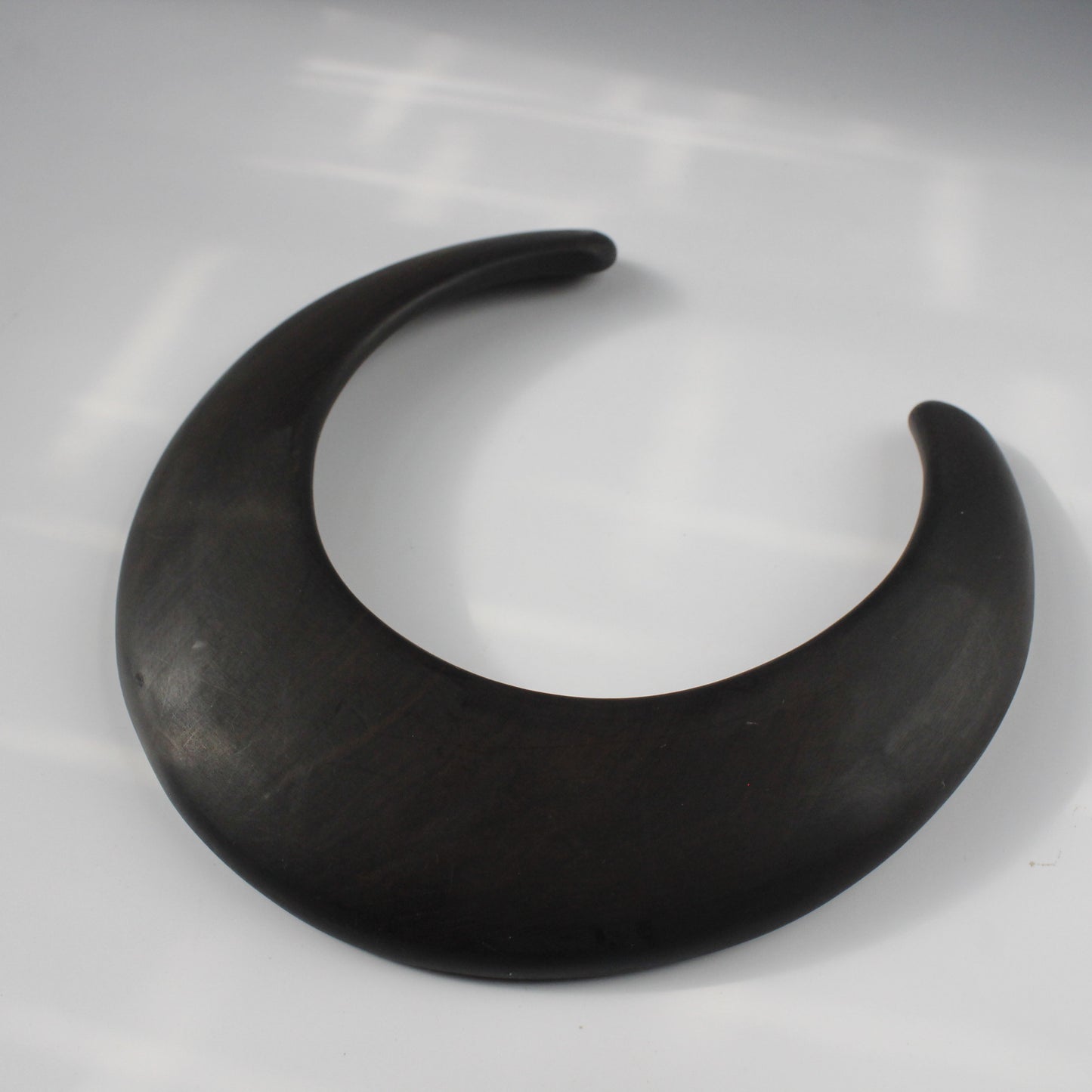 Handcrafted Ebony Wood Choker Necklace from Mali