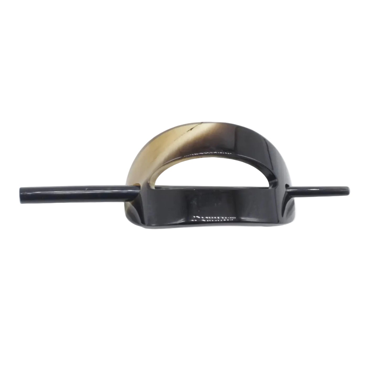 Buffalo Horn Hair Slide Barrette — Handcrafted Sustainable Hair Accessory