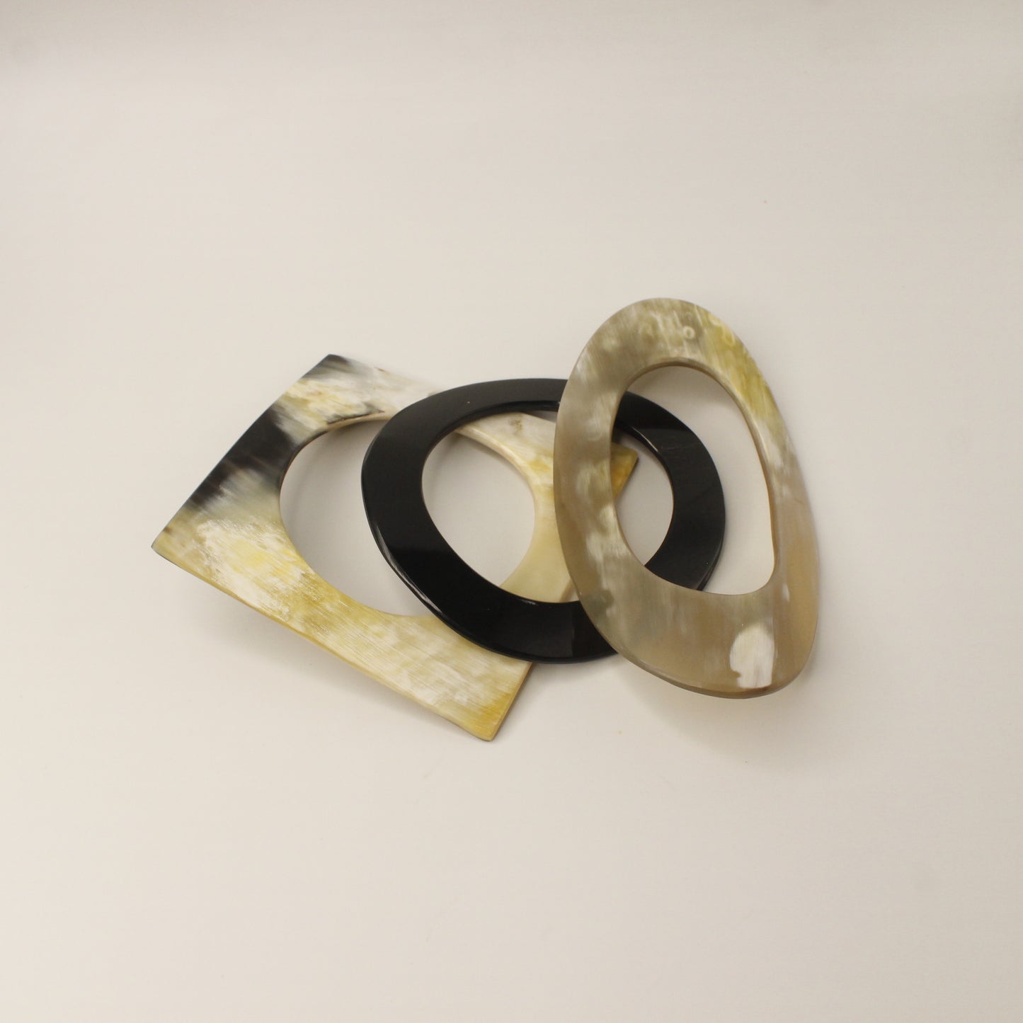 Geometric Shape 3pc Bangle Set