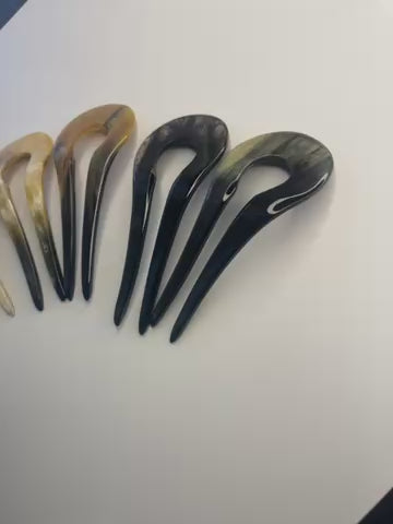 Buffalo Horn Hair Accessory Frinch Pin 