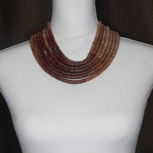Ombre Coconut Shell Necklace