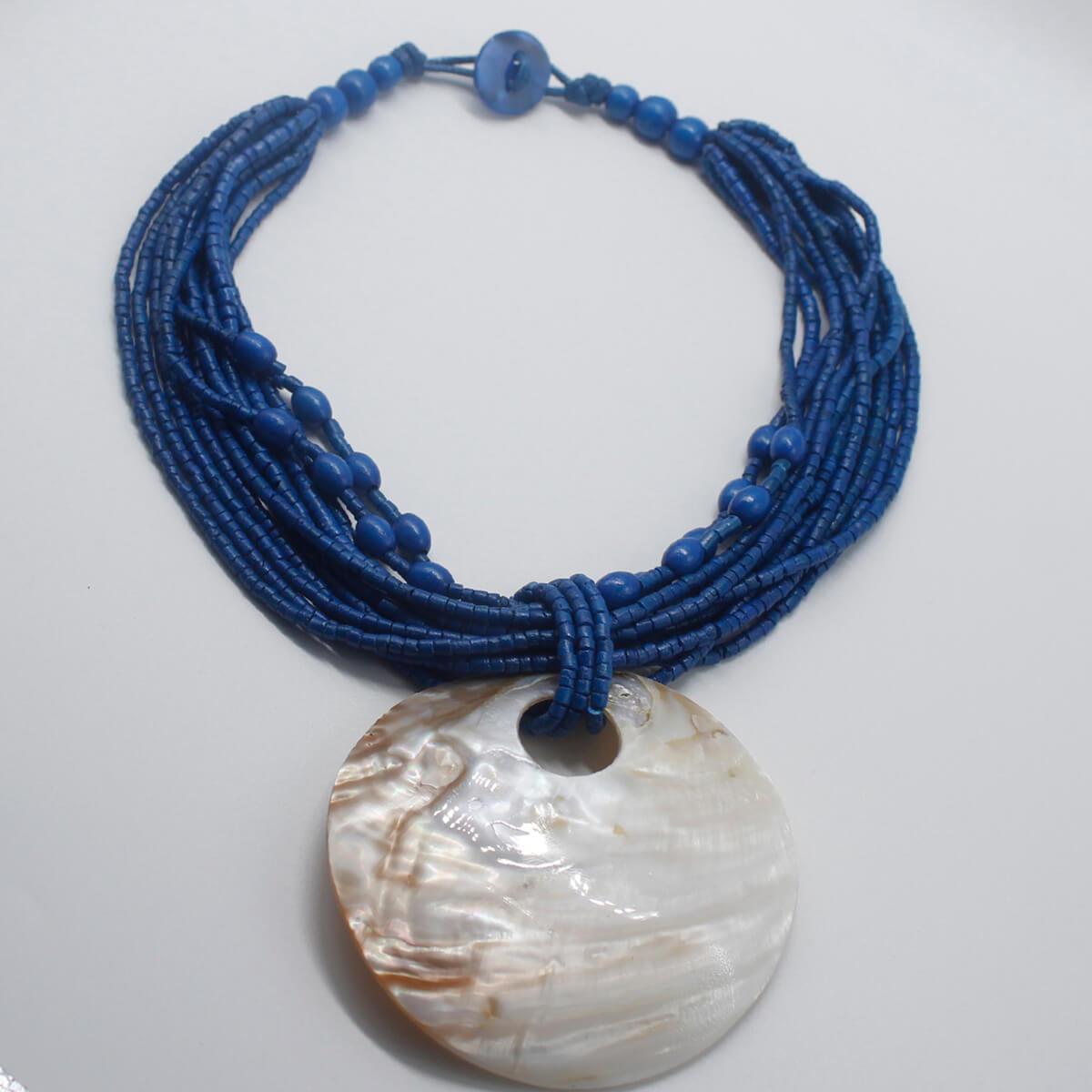Large MOP Shell Necklace