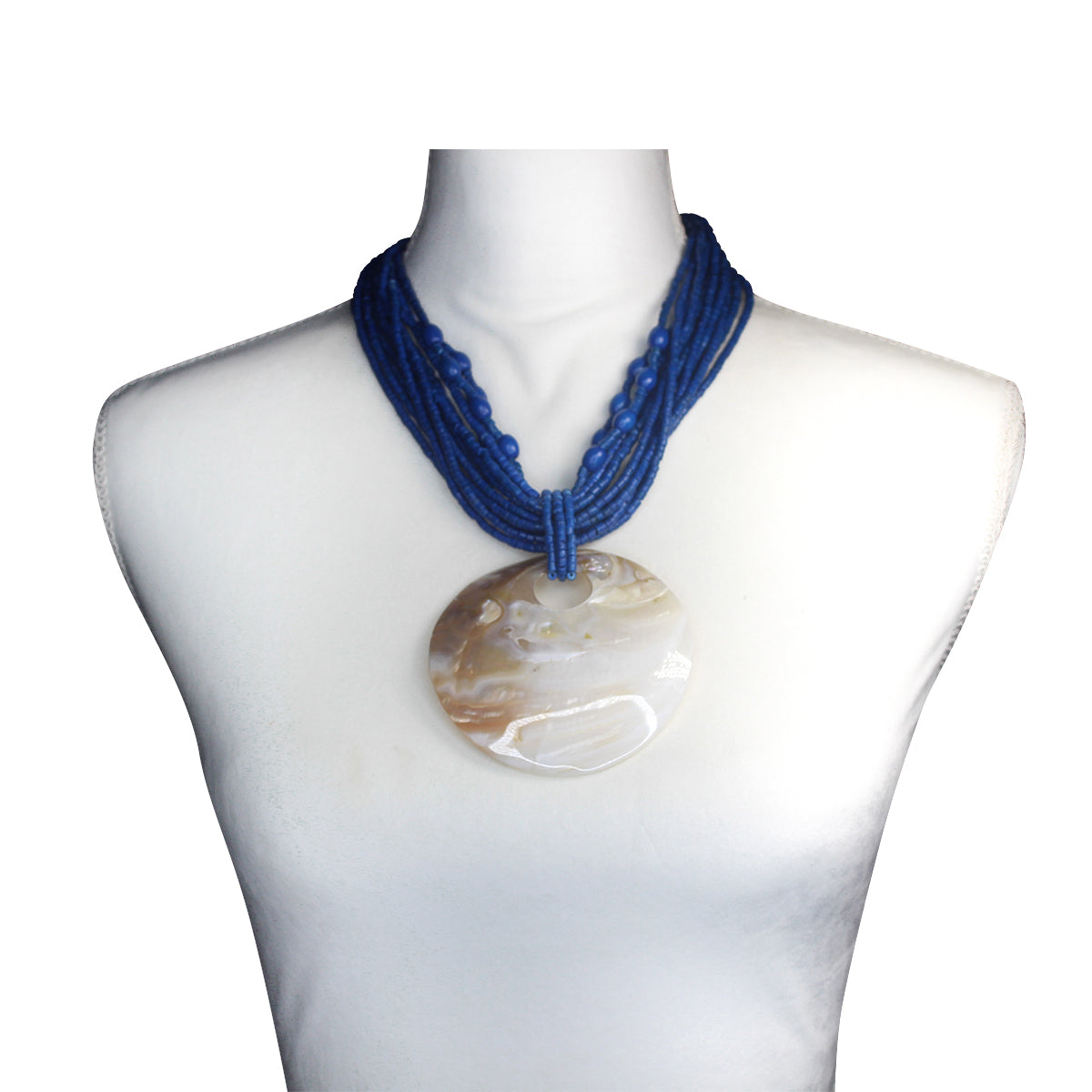 Large MOP Shell Necklace